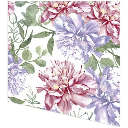 Servietten - Pastellfarbene Blumen