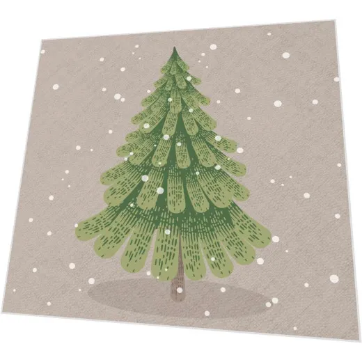 Servietten - Pfiffiger Baum