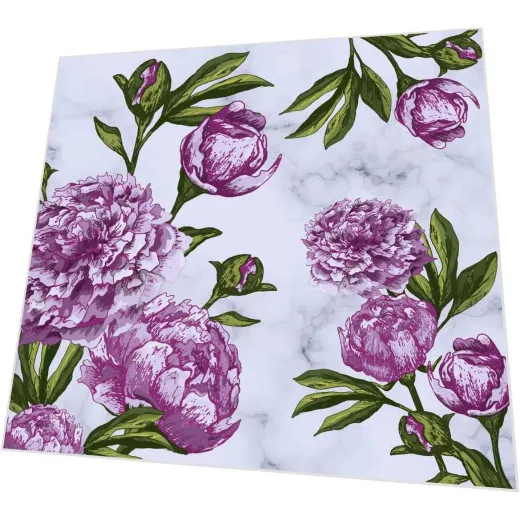 Servietten - Wunderschöne Pfingstrosen