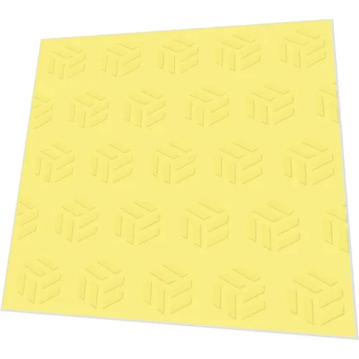 Servietten mit Prägung - Pop Art gelb