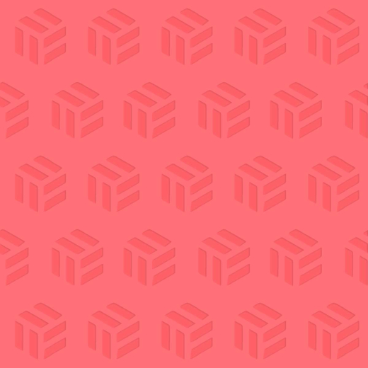 Servietten mit Prägung - Pop Art koralle