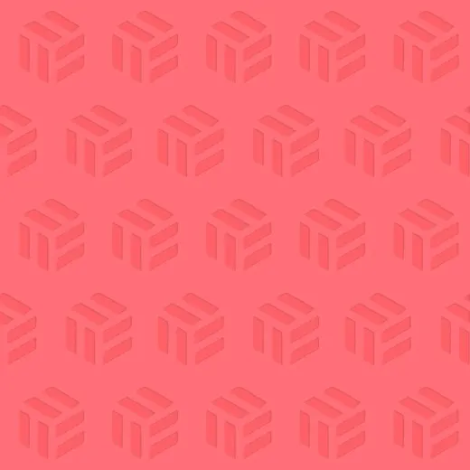 Servietten mit Prägung - Pop Art koralle