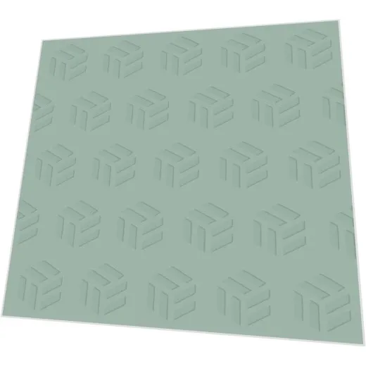 Napkins embossed - Pop art soft sage