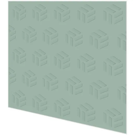 Napkins embossed - Pop art soft sage