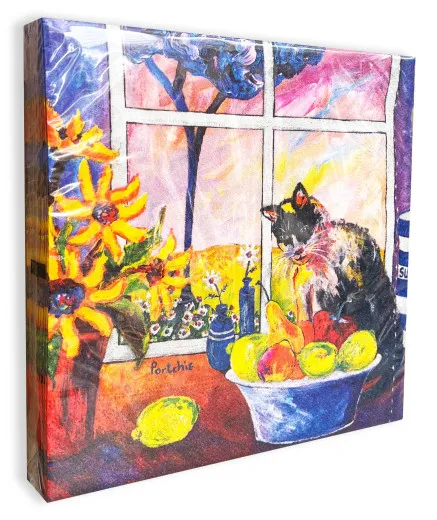 Napkins Portchie - The Cat in the kitchen