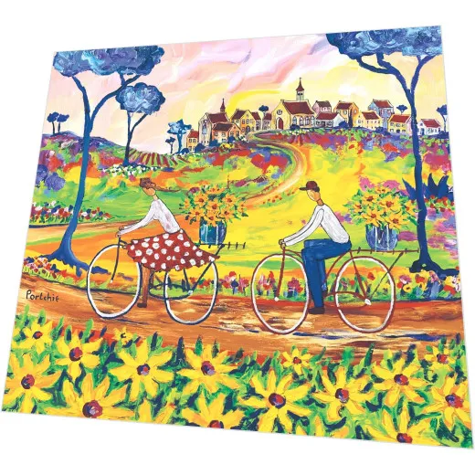 Servietten Portchie - Die Sonnenblumenpflücker