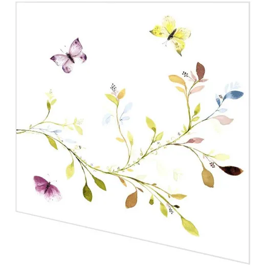 Servietten mit Prägung - Frühlingszweig