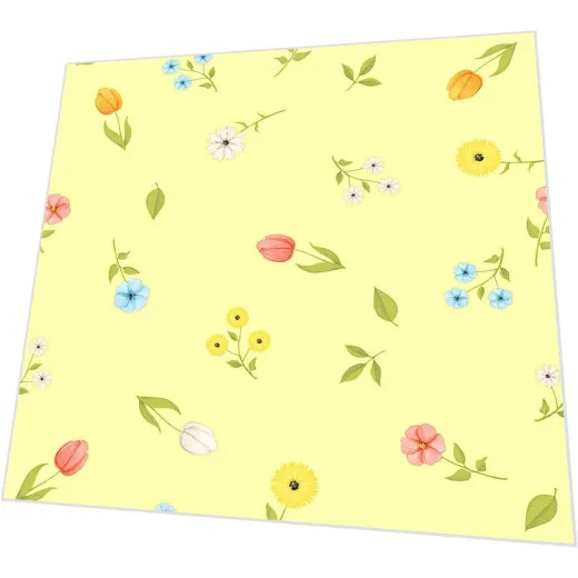 Servietten mit Prägung - Kleine Blumen