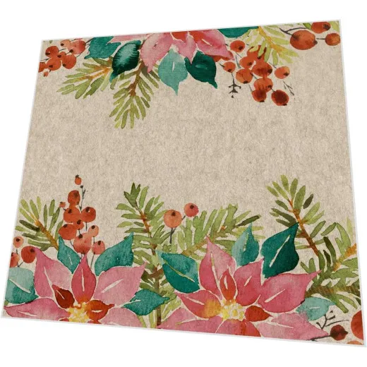 Servietten - Blühende Freude - 100% Recycling