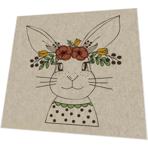 Servietten - Hasenpaar - 100% Recycling