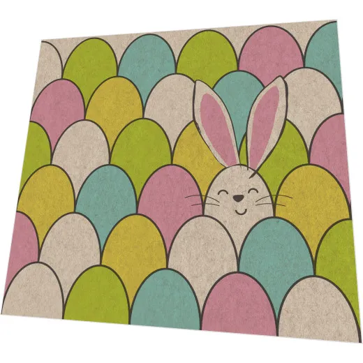 Servietten - Hase und Eier - 100% Recycling