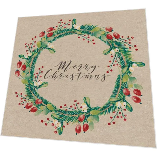 Servietten - Merry Christmas - 100% Recycling