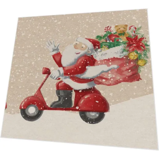 Servietten - Santa liefert - 100% Recycling