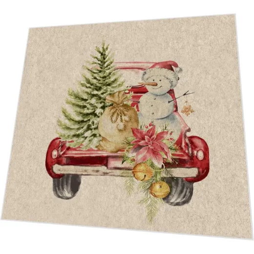 Servietten - Schneemann - 100% Recycling