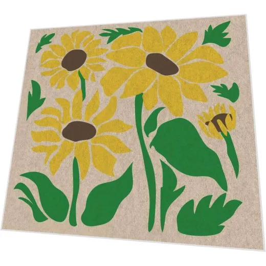 Servietten - Sonnenblumen - 100% Recycling