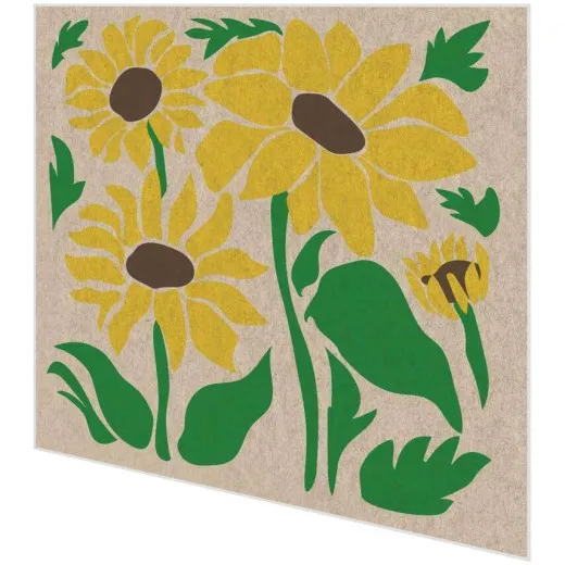 Servietten - Sonnenblumen - 100% Recycling