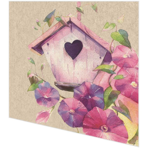 Servietten - Vogelhaus - 100% Recycling