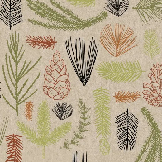 Napkins - Forest finds - 100% of recycling