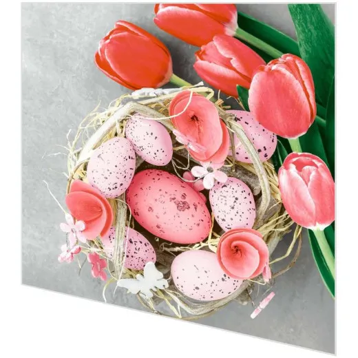 Servietten - Rosa Ostern