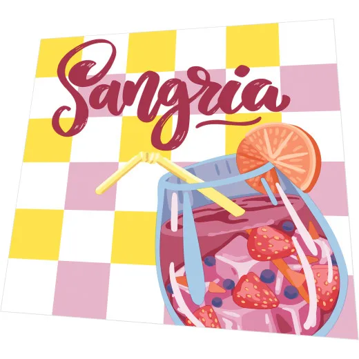 Servietten - Sangria - Sommergeschmack