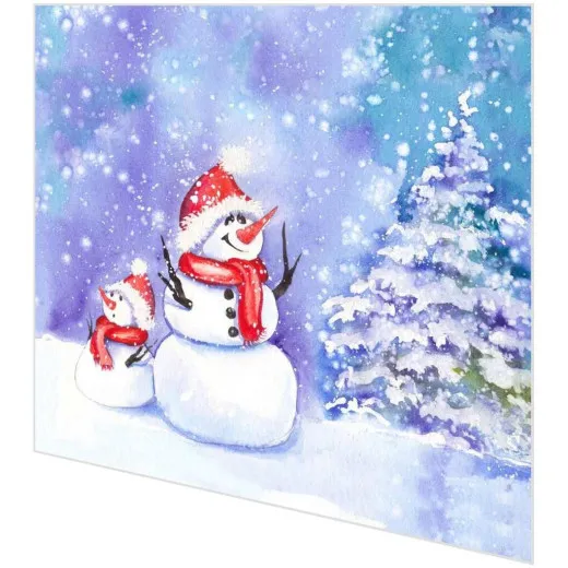 Servietten - Schneemann-Freunde