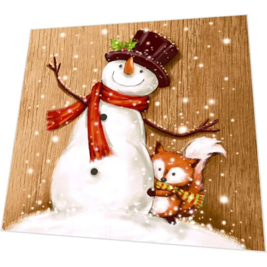 Napkins - Cheery snowman