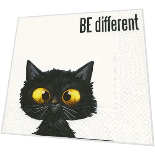 Servietten - Schwarze Katze