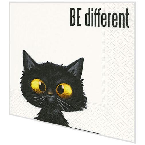 Servietten - Schwarze Katze