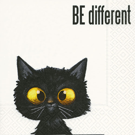 Servietten - Schwarze Katze