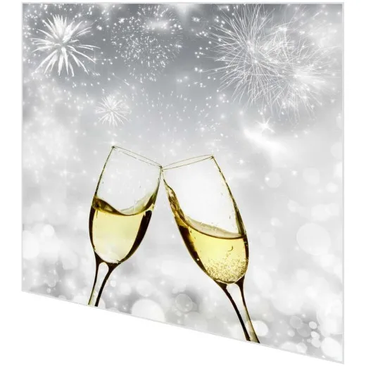 Servietten - Zwei Sektgläser