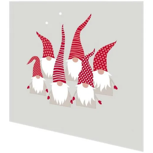 Servietten - Skandinavische Weihnachtsmänner