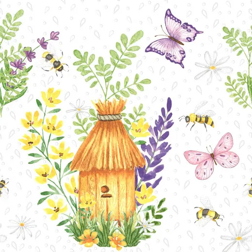 Servietten mit Prägung - Sommerstimmung