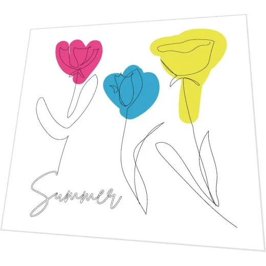 Servietten - Sommerwunsch