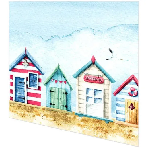 Servietten - Strandhäuser