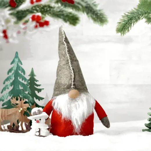 Servietten - Tomte und Schneemann