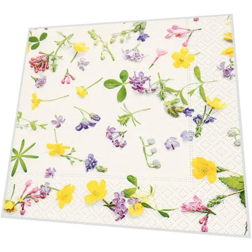 Servietten - Verstreute Blumen
