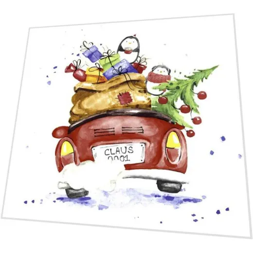 Servietten - Weihnachtsfahrt