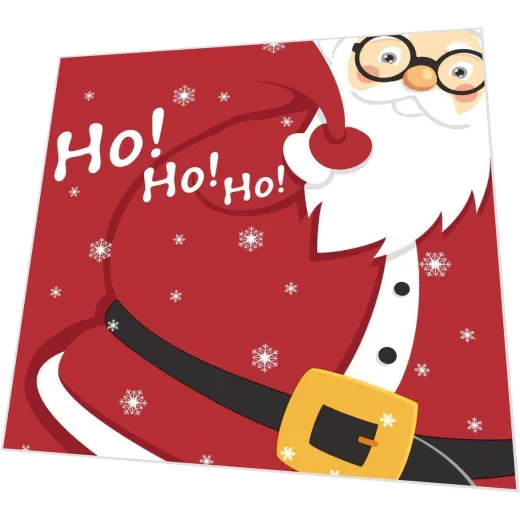 Servietten - Weihnachtsmann Ho Ho Ho