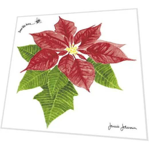 Servietten - Weihnachtsstern Poinsettie