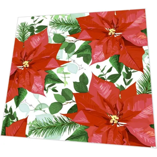 Servietten - Weihnachtsstern (Poinsettie)