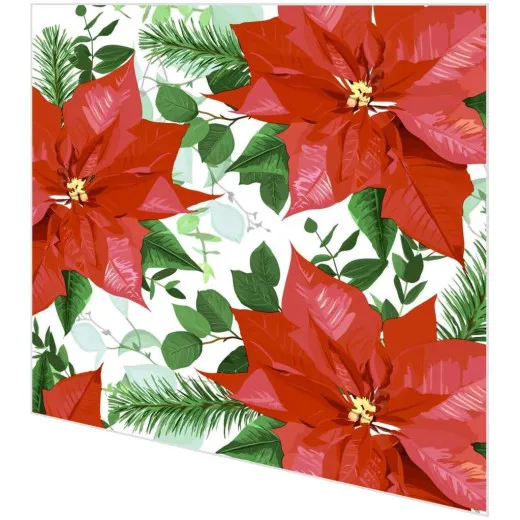 Servietten - Weihnachtsstern (Poinsettie)