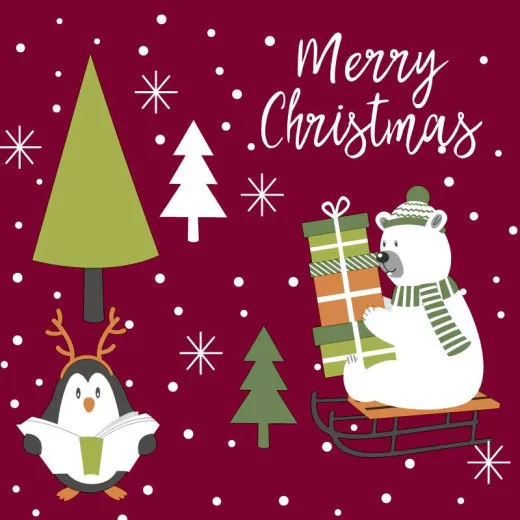 Servietten - Weihnachtszeit