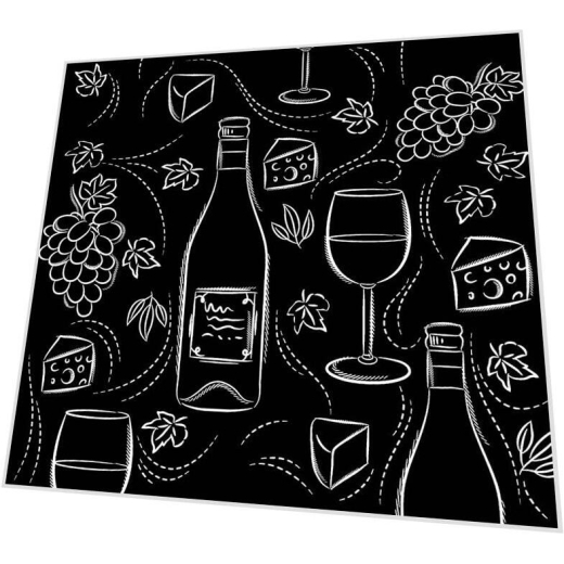 Servietten - Wein und Käse