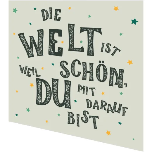 Servietten - Die Welt ist schön