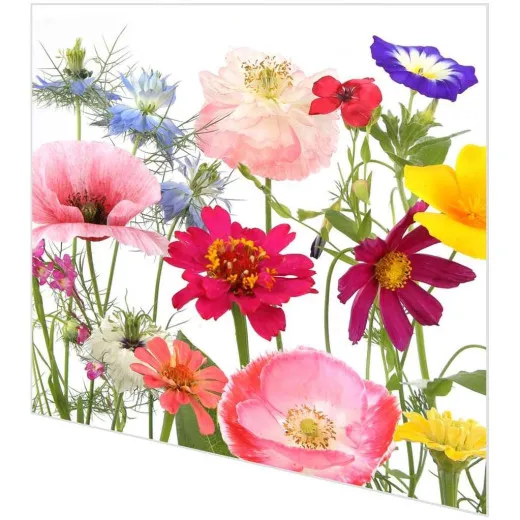 Servietten - Wildblumengarten