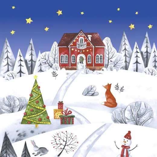 Servietten - Winterland Servietten - Winterland