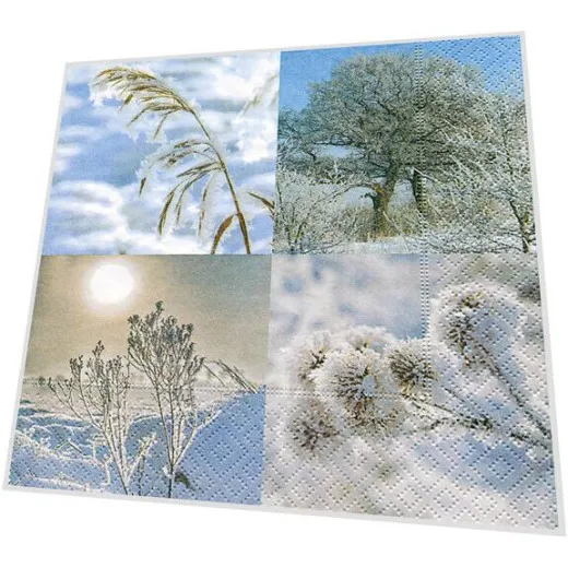Servietten - Wintertag