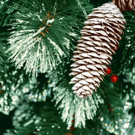 Servietten - Zapfen am Baum