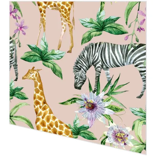 Servietten - Zebras und Giraffen