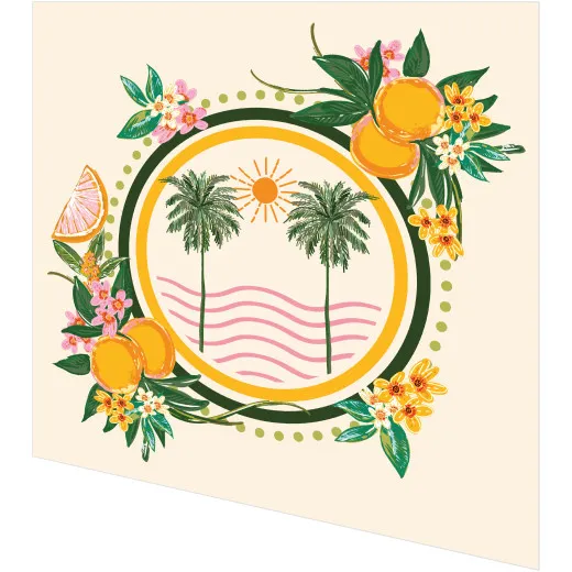 Servietten - Zitrusgitter Zitronen